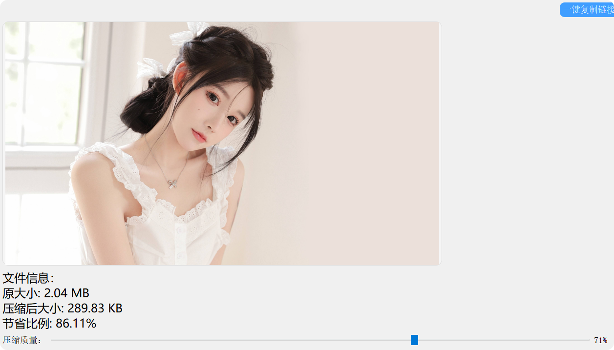 图片批量压缩(电脑软件,以前做的)